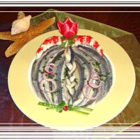 Marynowany śledź po szwedzku.