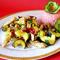 Udziec z kurczaka na ostro