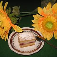 Delikatne ciasto śliwkowo budyniowe