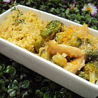 Cytrynowa pierś z kurczaka z brokułami