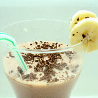 Shake czekoladowy z bananami