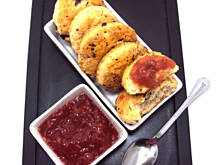 Fot. przejs, Scones z czekoladą i rodzynkami