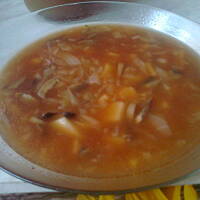 Kapuśniak z pieczarkami