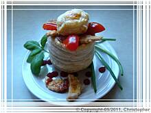 Fot. edicook, Vol-au-went z pieczarkami i kurczakiem w śmietanie.