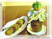 Fot. edicook, Zielone pomidory z waniliowymi lodami.