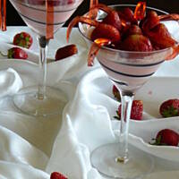 Lekki krem z owocami