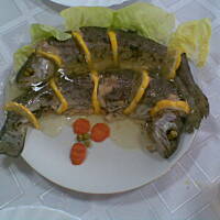 Faszerowane pstrągi  w galarecie