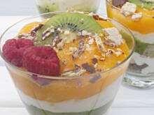 Fot. olusia23, Deser tęczowy z wafelkami