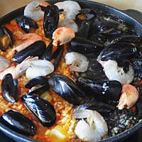 "Czarna paella" - Arròs negre