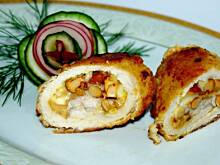 Fot. evita0007, Roladki schabowe z kurkami i mozarellą