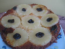 Fot. MonikaMariolka, Odwrócony placek ananasowy