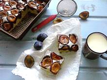 Fot. Madziulka;), Waniliowo - kakaowe ciasto ze śliwkami