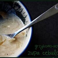 Grzybowo-serowa zupa cebulowa, czyli obiad w 18 minut