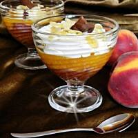 Deser brzoskwiniowo - czekoladowy