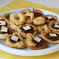 Ciasteczka kruche z czekoladą