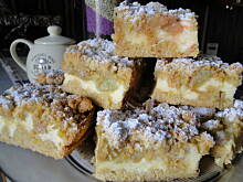 Fot. magdalena73, Kruche ciasto z rabarbarem i lekką pianką budyniową