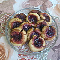 Maślane ciasteczka z konfiturą