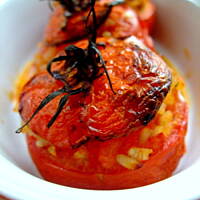 Pomidory faszerowane ryżem