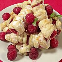 Maliny w cieście francuskim