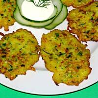Placki cukinowo,marchewkowo-ziemniaczane