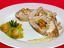 Fot. evita0007, Polędwiczka z cukinią i kurkami