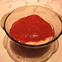 Kaszka manna z owocami