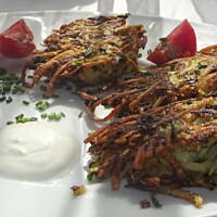 Racuszki z cukinii z otrębami