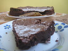 Fot. MonikaMariolka, Bez mączne ciasto czekoladowo - limonkowe