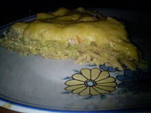 Fot. Ann93, Zapiekanka makaronowa z łososiem i brokułami