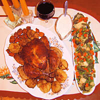 Kurczę pieczone wg M&Ł