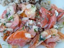 Fot. Anna Z, Sałatka z pomidorów