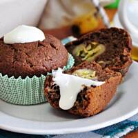 Bananowe muffinki z mleczkiem kokosowym