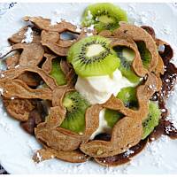 Kiwi w kakaowej pajęczynie