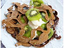 Fot. OstraNaSłodko, Kiwi w kakaowej pajęczynie