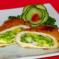 Drobiowe koperty z cukinią i mozzarellą