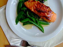 Fot. kasia_sach, Łosoś w marynacie teriyaki