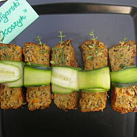 Pasztet z cukinii z pieczarkami