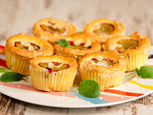 Fot. Wkn, Babeczki puszyste ze śliwkami