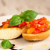 Bruschetta kolorowa ekspresowa