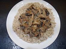 Fot. Gintruś, Ryż z kurczakiem w jogurtowo-pieczarkowym sosie