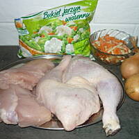 Kurcze pieczone w warzywach!