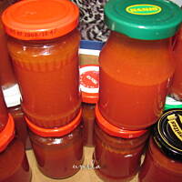 Soczek z pomidorków babcinych