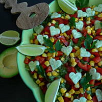 Lodowa bomba z sosem z awokado i limonki