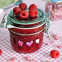 Konfitura malinowo-różana