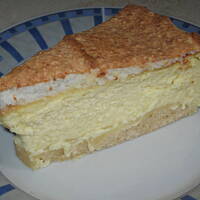 Sernik bardzo delikatny.