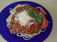 Fot. jarewski, spaghetti z winem