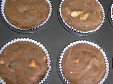 Fot. BernadettaP, Muffinki z dynią, rodzynkami i nutellą