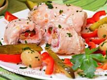 Fot. makusia, Roladki z indyka w sosie chrzanowo żurawinowym