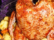 Fot. magdalena73, Kurczak na butelce piwa z warzywami