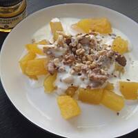 słodka przekąska dyniowo-bakaliowa